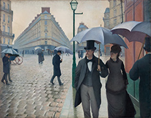 Impressionist painting by Gustave Caillebotte on exhibition at Art Institute Chicago in Chicago, June 29 - October 5, 2025, 080225