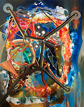 Abstract painting by Homare Ikeda on exhibition at William Havu Gallery in Denver, May 16 - September 20, 2025, 052825