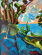 Artwork by John Andre Avendano on exhibition at Frederick Holmes and Company in Seattle, WA, July 2025, 071725