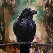 Painting by Kat Houseman on exhibition at Smith and Valle in Edison, WA, May 1 - June 1, 2025, 042425