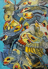 Painting by Lauren Boilini on exhibition at J. Rinehart Gallery in Seattle, May 1 - 28, 2025, 043025