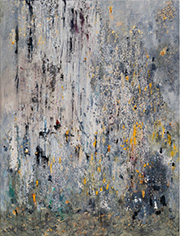 Abstract painting by Marina Rheingantz on exhibition at Bortolami Gallery in Tribeca New York, May 6 - May 31, 2025, 042725