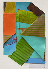 Collage artwork by Martica Griffin on exhibition at Tinney Contemporary in Nashville, Tennessee, July 12 - August 16, 2025, 072925