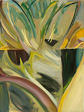 Abstract painting by Molly Lowe on exhibition at Marinaro Gallery in New York, April 10 - May 17, 2025, 050525