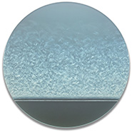 Round painting by Nicole Chesney on exhibition at Gallery NAGA in Boston, May 2 - 31, 2025, 042925