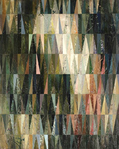 Abstract painting by Paige Anderson available from Meyer Gallery in Park City, July 2025, 071725