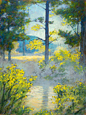 Landscape painting by Rick Stevens on exhibition at Korologos Gallery, Basalt, Colorado, July 5 - August 2, 2025, 071725