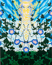 Painting by Sharon Ellis on exhibition at Michael Kohn Gallery in Los Angeles, CA, June 14 - August 9, 2025, 060225