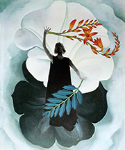 Collage arwork by Sharon Styer available from The Proctor Art Gallery in Tacoma, WA, May 2025, 042425