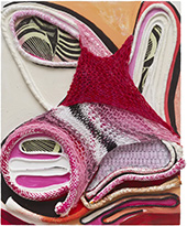 Multi media artwork by Susan Mastrangelo on exhibition at Kathryn Markel in New York, June 26 - August 1, 2025, 072025