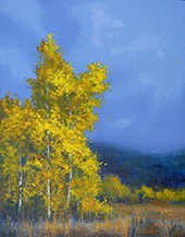 Tree landscape painting by Tom Howard on exhibition at Phillips Gallery, Salt Lake City, Utah, July 18 - August 8, 2025, 071725