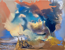 Landscape painting by Annie Lapin on exhibition at Nazarian Curcio in Los Angeles, CA, September 13 - October 25, 2025, 090625