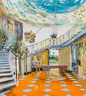 Painting by Jane Irish on exhibition at Locks Gallery in Philadelphia, Pennsylvania, October 3 - November 15, 2025, 090225