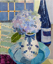 Still life painting by Lisa Snow Lady on exhibition at Harris Harvey Gallery in Seattle, WA, September 4 - 27, 2025, 082725
