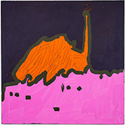 Abstract painting by Michael Mangino on exhibition at Fleisher Olllman Gallery in Philadelphia, Pennsylvania, Sept 18 - November 8, 2025, 090225