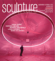Cover of Sculpture art magazine, Fall 2025 cover