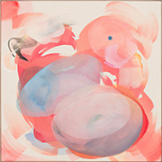 Abstract painting by Sigrid Sandström on exhibition at Anat Ebgi Gallery in Tribeca New York, October 31 - December 20, 2025, 102125