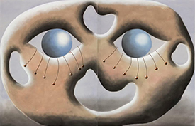 Painting by Andreas Schulze on display at ICA Miami, Miami Design District in Miami, 111025