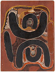 Australian Indigenous art painting on exhibition at National Gallery of Art in Washington, DC, November 15 - March 1, 2026, 111425