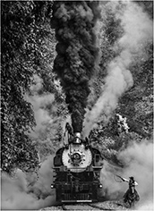 David Yarrow black and white photograph The Fall available from Sorrel Sky Gallery Santa Fe November 2025 112525