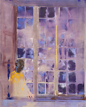 Painting by Djabril Boukhenaissi on exhibition at Mariane Ibrahim Gallery in Chicago, Nov 14 - January 17, 2026, 111425