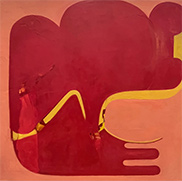 Abstract painting by Fran Shalom on exhibition at Kathryn Markel in New York, October 16 - December 6, 2025, 110725