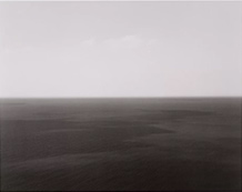 Seascape photograph by Hiroshi Sugimoto on exhibition at Parrish Art Museum in Water Mill, New York, September 13 - February 8, 2026, 110725