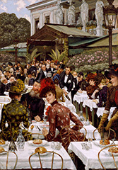 Painting by James Tissot 1836-1902 on exhibition at Seattle Art Museum in Seattle, WA, October 23 - January 18, 2026, 110325