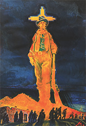 Bob Boze Bell illustration in The Resurrection of Billy the Kid at Western Spirit Scottsdales Museum of the West Scottsdale Through December 2025 112325