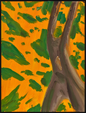 Alex Katz tree painting in Various Trees at Timothy Taylor gallery in Tribeca New York March 5 to April 11 2026, 030926
