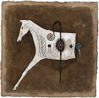 Aron John Dubois painting available from The Valley gallery in Taos New Mexico March 2026