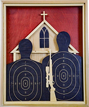 Bill Brimm multi media artwork in Faith, Fraud, and Fear at David Lusk Gallery in Nashville Tennessee February 7 - 28, 2026 012726