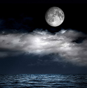 Bob Tabor full moon photograph in Imagine - New Year at The White Room Gallery East Hampton New York January 10 to March 1 2026 011526