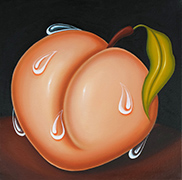 Carly Owens Weiss painting in Forbidden Fruit at Tracey Morgan Gallery in Asheville North Carolina April 2 to May 9 2026