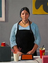 Dan McCleary portrait painting on exhibition at Craig Krull Gallery in Santa Monica California January 24 to March 14 2026