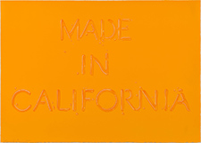 Ed Ruscha print titled Made in California at Hammer Museum in Los Angeles December 20 to May 17 2026 012326