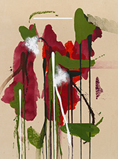 Elizabeth Neel abstract painting in the exhibition In the Guts of Living at Jack Shainman Gallery in New York Chinatown February 20 to April 4 2026, 030926