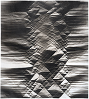 Fritz Horstman folded artwork in Folded Worlds exhibition at Municipal Bonds in San Francisco California March 7 to April 25 2026, 032026