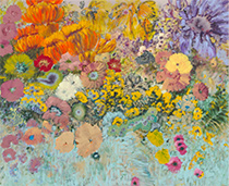 Ileana García Magoda floral painting in Body of Light at Anat Ebgi Gallery in Tribeca New York March 14 to April 25 2026, 030926