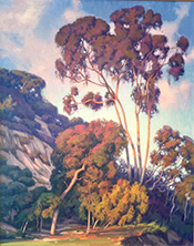 Jim Lamb landscape painting available at Dawson Cole Fine Art Laguna Beach CA January 2026 011026