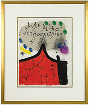 Joan Miró etching in The Unbound Mind at Galerie d'Orsay in Boston February 7 to March 18 2026 012226