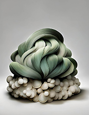 June Woest Sculpture Informed by AI in Weather Inside Out at Archway Gallery in Houston TX January 3 - February 5 2026 010926