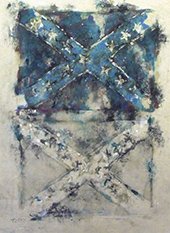 Leo Twiggs painting in Revelations The Art of Leo Twiggs at Gibbes Museum of Art Charleston South Carolina January 30 to May 3 2026, 032326