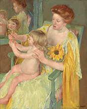 Mary Cassatt painting in Mary Cassatt An American in Paris at National Gallery of Art Washington DC February 14 to August 30 2026
