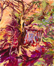 Sheri Rush painting in The Calm of Chaos at McCormick Gallery in Chicago Illinois March 26 to May 9 2026