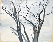 Sylvia Plimack Mangold painting on exhibition at Krakow Witkin Gallery in Boston January 17 to March 7 2026 012226