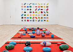 Wendy Red Star artwork in One Blue Bead at Sargent's Daigjters gallery in Tribeca New York City March 6 to April 16 2026, 030926