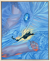 Zära Monet painting on exhibition at Billis Williams Gallery Culver City California January 10 to February 14 2026 011926