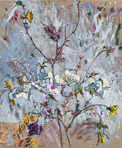 Avital Burg painting in A passing shadow and a vanishing cloud at Nazarian Curcio in Los Angeles April 11 to May 16 2026