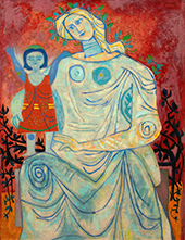 Byron Browne painting available from Guarisco Gallery in Washington DC March 2026